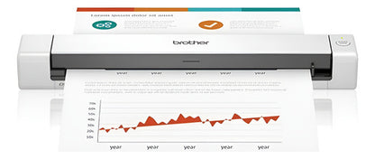 Scanner Portátil Brother Ds640 1200x1200dpi Color Usb Blanco