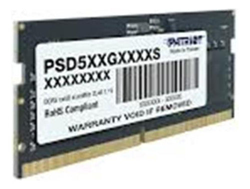 Memoria Ram Patriot Signature Line Ddr5 4800mhz 32gb So-dimm