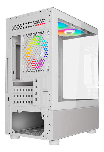 Gabinete Gamer Ocelot Micro Atx Mini Itx Cristal Templado