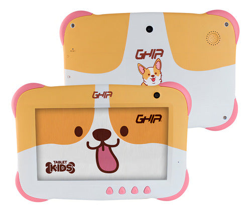 Tablet Ghia Niños 7 Kids 1024x600 16g 1gb Android 9 Go Perro