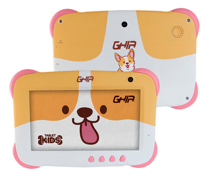 Tablet Ghia Niños 7 Kids 1024x600 16g 1gb Android 9 Go Perro