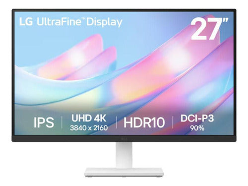 Monitor LG 27us500 Lcd 27  3840x2160 4k Ultra Hd 60hz Blanco