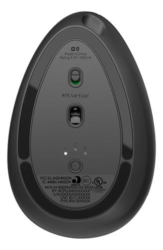 Mouse Ergonómico Logitech Óptico Mx Vertical Rf Inalámbrico