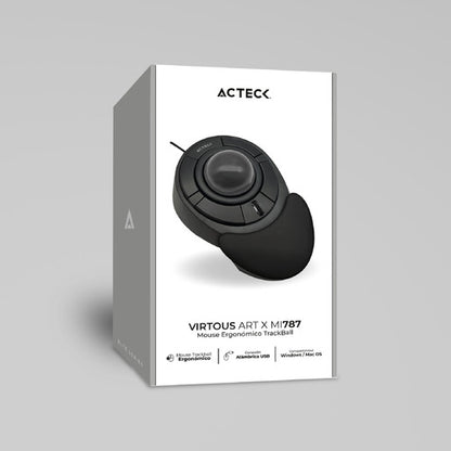 Mouse Acteck Óptico Virtuos Art X Mi787 Inalámbrico Usb-a