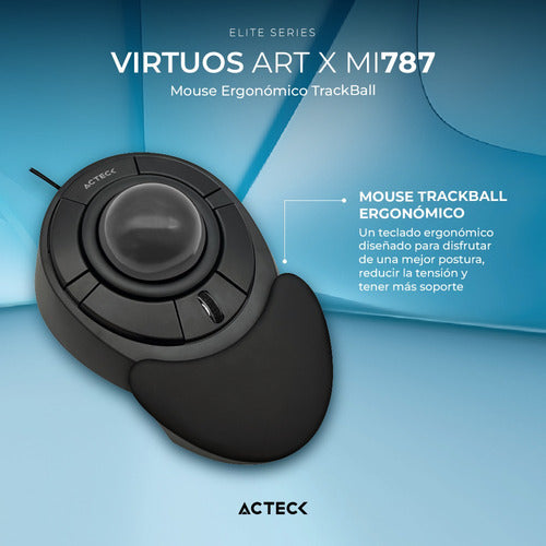 Mouse Acteck Óptico Virtuos Art X Mi787 Inalámbrico Usb-a