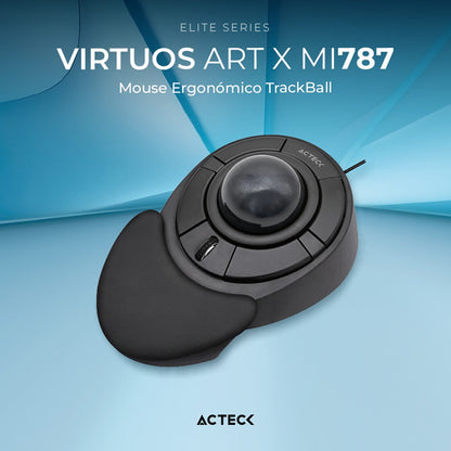 Mouse Acteck Óptico Virtuos Art X Mi787 Inalámbrico Usb-a