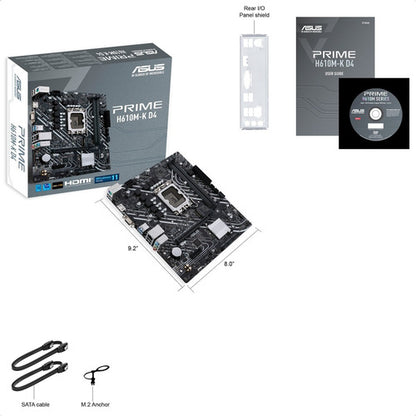 Tarjeta Madre Asus Micro-atx Prime H610m-k 1700  96gb Ddr5