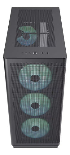 Gabinete Apnx 4711099474301 Mid-tower Rgb Usb 3.0 Negro Atx Negro