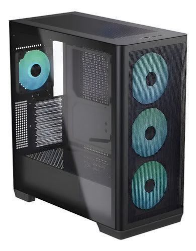 Gabinete Apnx 4711099474301 Mid-tower Rgb Usb 3.0 Negro Atx Negro