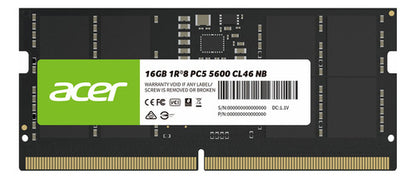 Memoria Ram Sodimm Ddr5 Acer Sd200 16gb 5600mhz Bl.9bwwa.414
