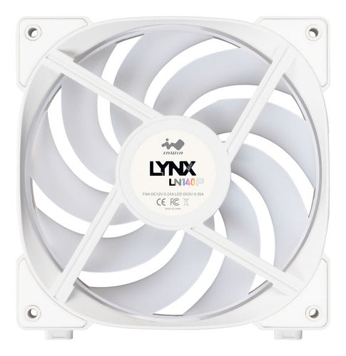 Ventolador Inwin Lynx Ln120 (black) Triple Pack Balnco