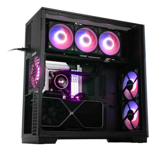 Inwin F5 - Carcasa Para Computadora De Torre Completa E-atx Azul