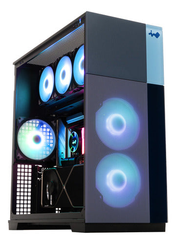 Inwin F5 - Carcasa Para Computadora De Torre Completa E-atx Azul