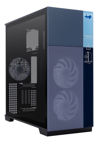 Inwin F5 - Carcasa Para Computadora De Torre Completa E-atx Azul