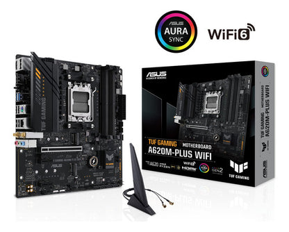 Tarjeta Madre Asus Micro-atx Tuf Gaming A620m-plus Wifi Sam5