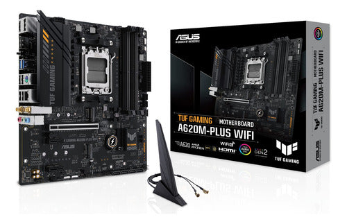 Tarjeta Madre Asus Micro-atx Tuf Gaming A620m-plus Wifi Sam5