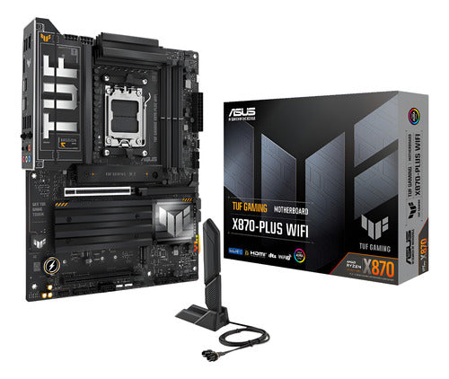 Tarjeta Madre Asus Tuf Gaming X870-plus Wifi Am5 192gb Ddr5