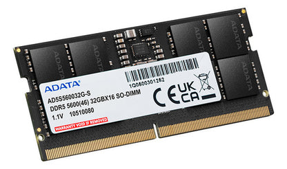 Memoria Ram Adata Ad5s560016g-s Ddr5, 5600mhz, 16gb, Cl46