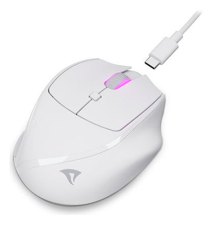 Mouse Sharkoon Shark Force 3 Black Opt U Blanco