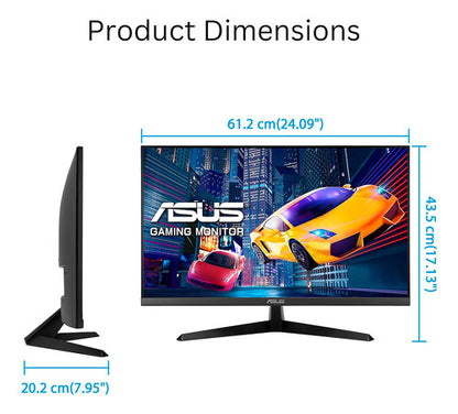 Monitor Asus Vy279hgr 27  Fhd 1080p Ips 120hz 1ms