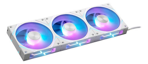 Ventilador Msi Mpg Ez120 Argb, 120mm, Blanco - 3 Piezas