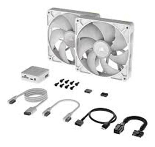 Ventilador Corsair Icue Link Rx140 Rgb 140mm Blanco 2 Piezas