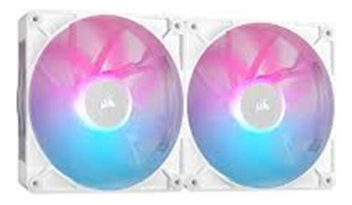 Ventilador Corsair Icue Link Rx140 Rgb 140mm Blanco 2 Piezas