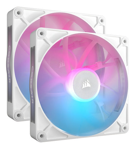 Ventilador Corsair Icue Link Rx140 Rgb 140mm Blanco 2 Piezas