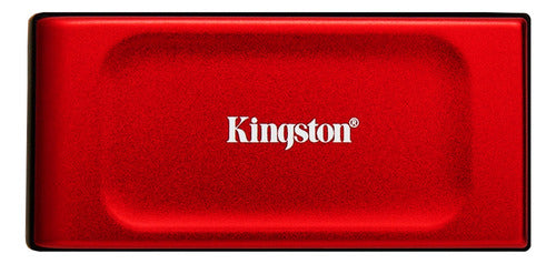 Ssd Externo Kingston Xs1000, 1tb, Usb C, Rojo Sxs1000r/1000g