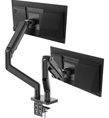 Soporte Dos Monitores Msi Mt201d Premium Heavy Duty 17~ 45