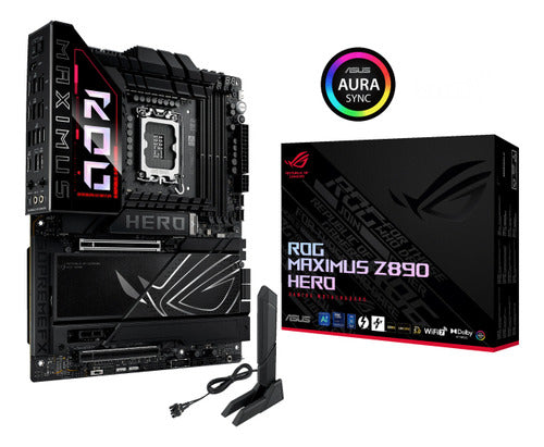 Tarjeta Madre Asus Rog Maximus Z890 Hero Atx 1851 192gb Ddr5