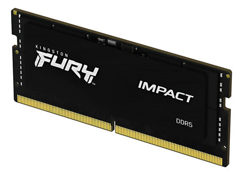 Memoria Ram Kingston Fury Impact Ddr5, 4800mhz, 16gb So-dimm
