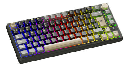España Teclado Mecánico Inalámbrico Rk Royal Kludge M75 Negro Español Latinoamérica