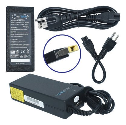 Cargador Ovaltech Compatible, 65w, 20v, Para Lenovo
