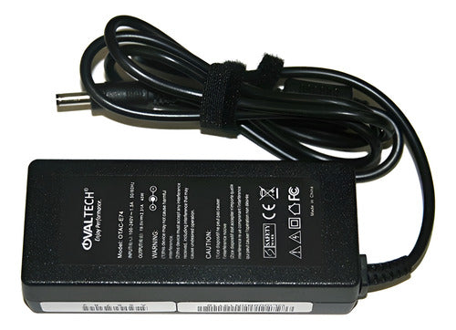 Cargador Ovaltech Otac-e74, 45w, 19v, 2310mah Negro Portátil