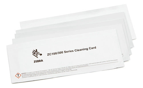 Kit De Tarjetas De Limpieza Zebra 5 Tarjetas Para Zc100/300