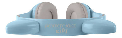 Perfect Choice Audífonos  Niños Catto Bluetooth 3.5mm Azul