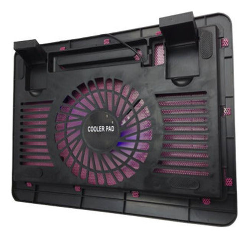 Brobotix Base Enfriadora Para Laptop 15' 1 Vent 320rpm, Rojo