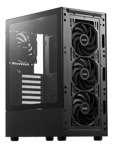 Gabinete Xpg Valor Mesh Ventana, Midi-tower 4 Vent Negro