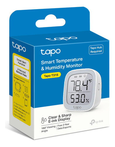 Monitor Sensor De Temperatura Y Humedad Tp-link Tapo T315