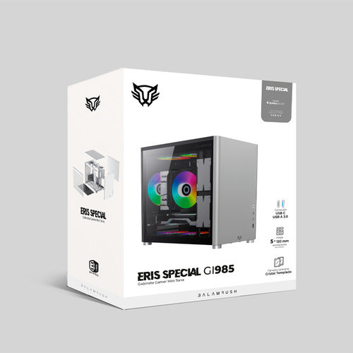 Gabinete Balam Rush Eris Special Gi985 Micro-tower Gris