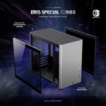 Gabinete Balam Rush Eris Special Gi985 Micro-tower Gris