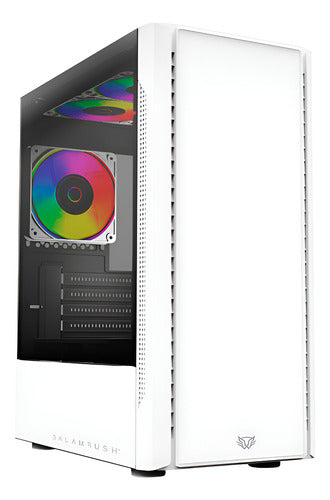 Gabinete Balam Rush Nyx Gi730 Mini-tower 3 Vent Rgb Blanco