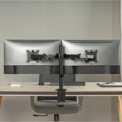 Acteck Soporte De Escritorio Para 2 Monitores, 9kg, Negro