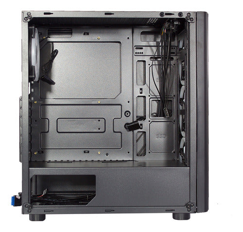 Gabinete Xzeal Xz110 Rgb Tower Atx/micro 3 Ventiladores Rgb