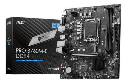 Tarjeta Madre Msi Micro-atx Pro B760m-e S-1700 128gb Ddr5