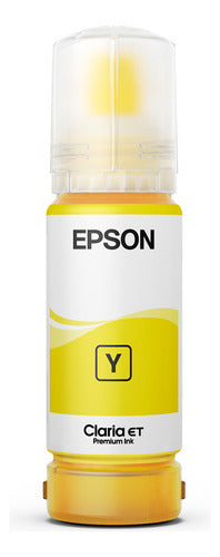 Botella De Tinta Epson T555 Amarillo 70ml T555420-al