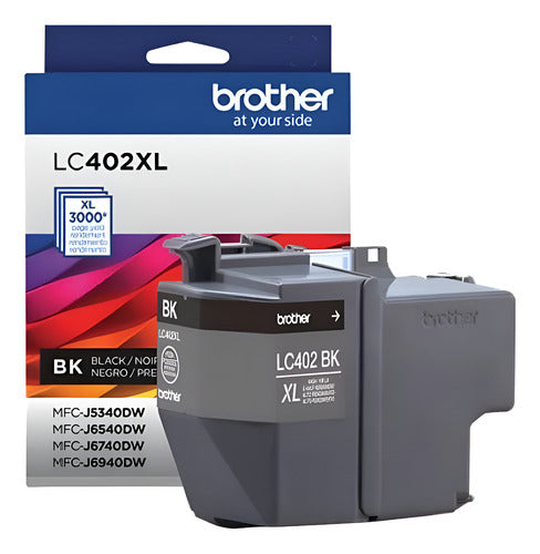 Cartucho Brother Lc402xl Alto Rendimiento Negro 3000 Páginas