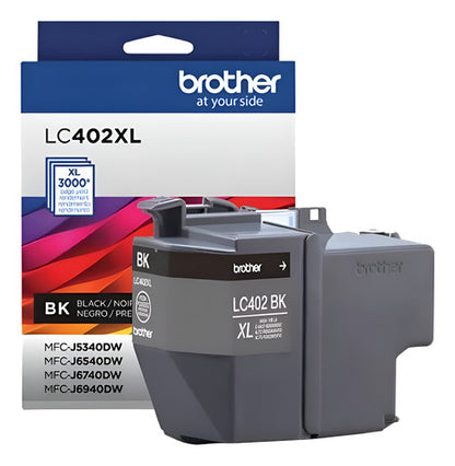 Cartucho Brother Lc402xl Alto Rendimiento Negro 3000 Páginas