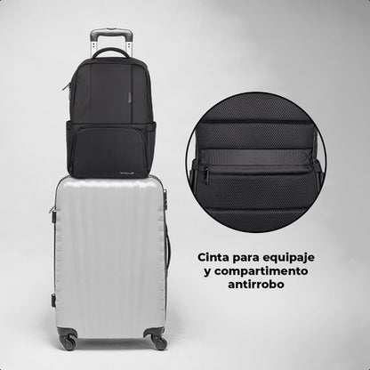 Mochila Techzone Backpack Wanted Para Viajes Porta Laptop 16